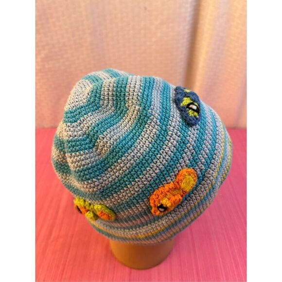 San Diego hat Co Day Lee Design embodier fish 1-2years Blue Gray - Picture 5 of 5